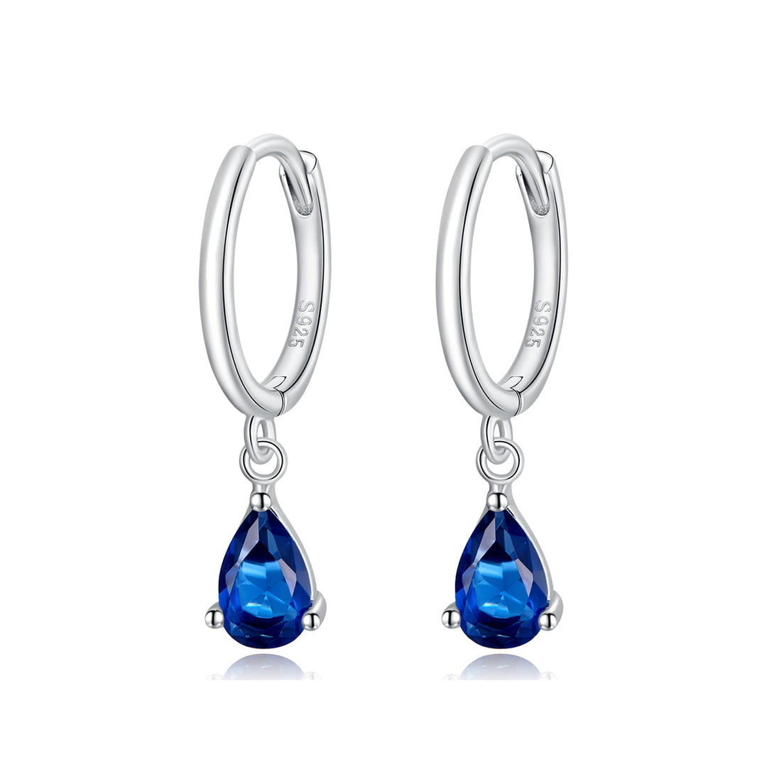 925 Sterling Silver Earrings with Pavé Setting CZ