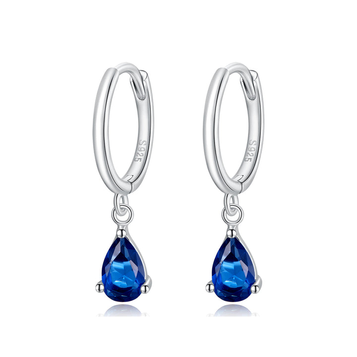 925 Sterling Silver Earrings with Pavé Setting CZ