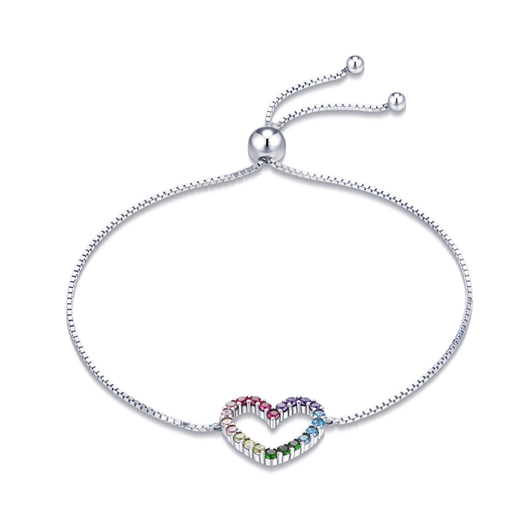 925 Sterling Silver Bracelet with Pavé Setting CZ
