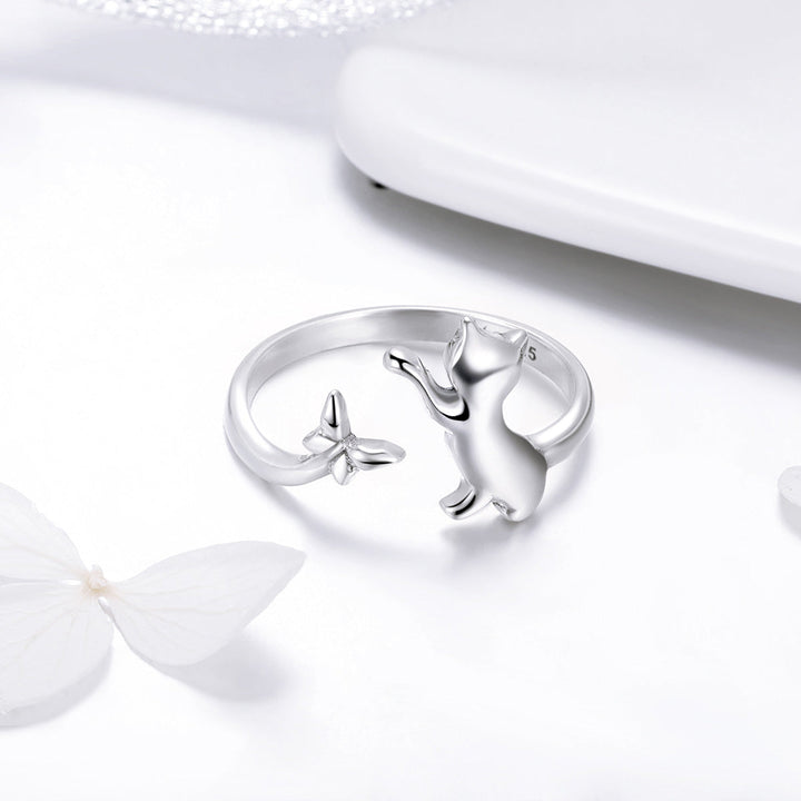 925 Sterling Silver Ring with 0.2cm Width and 1.2cm Claw Height