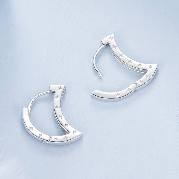 925 Sterling Silver Pave Setting CZ White Gold Plated Earrings for Women