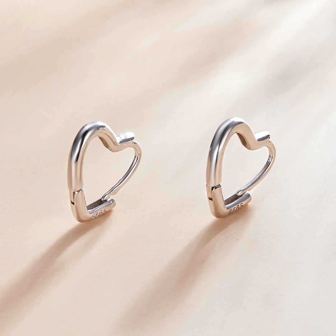 925 Sterling Silver &amp; Platinum Earrings for Women
