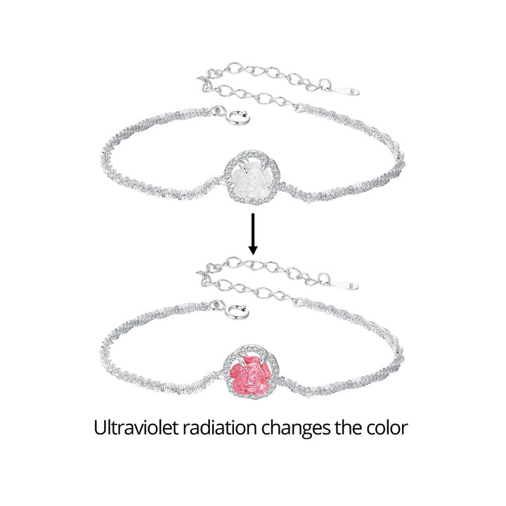 925 Sterling Silver Bracelet 150mm with CZ and Resin