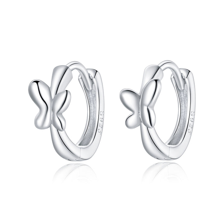 925 Sterling Silver Plated Platinum Earrings for Women