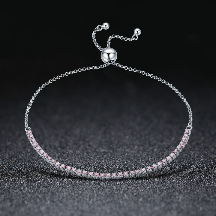 925 Sterling Silver Bracelet 27cm for Women