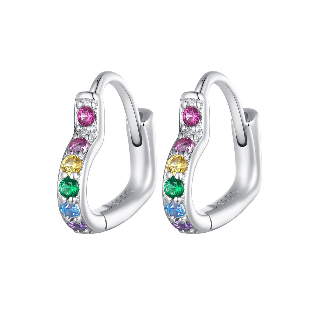 925 Sterling Silver Earrings with Pavé Setting CZ for Women