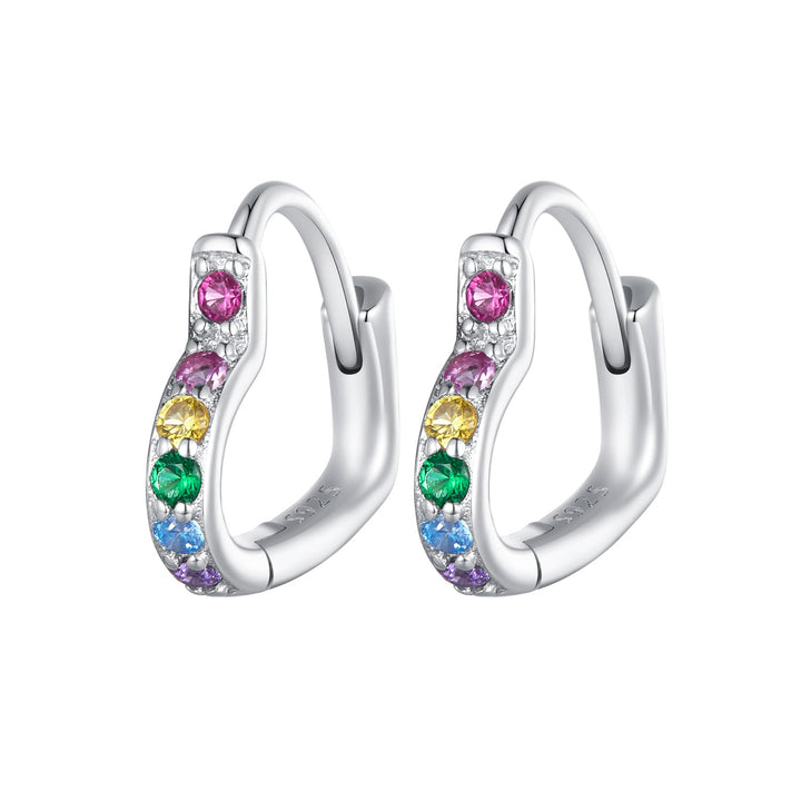 925 Sterling Silver Earrings with Pavé Setting CZ for Women