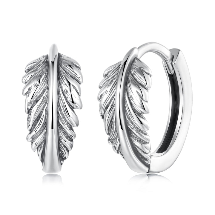925 Sterling Silver Earrings with Oxidized Silver for Women