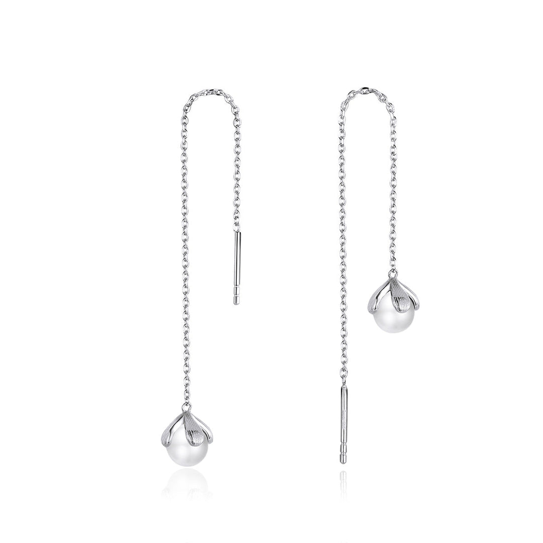 925 Sterling Silver Earrings with Quality Shell Pearl