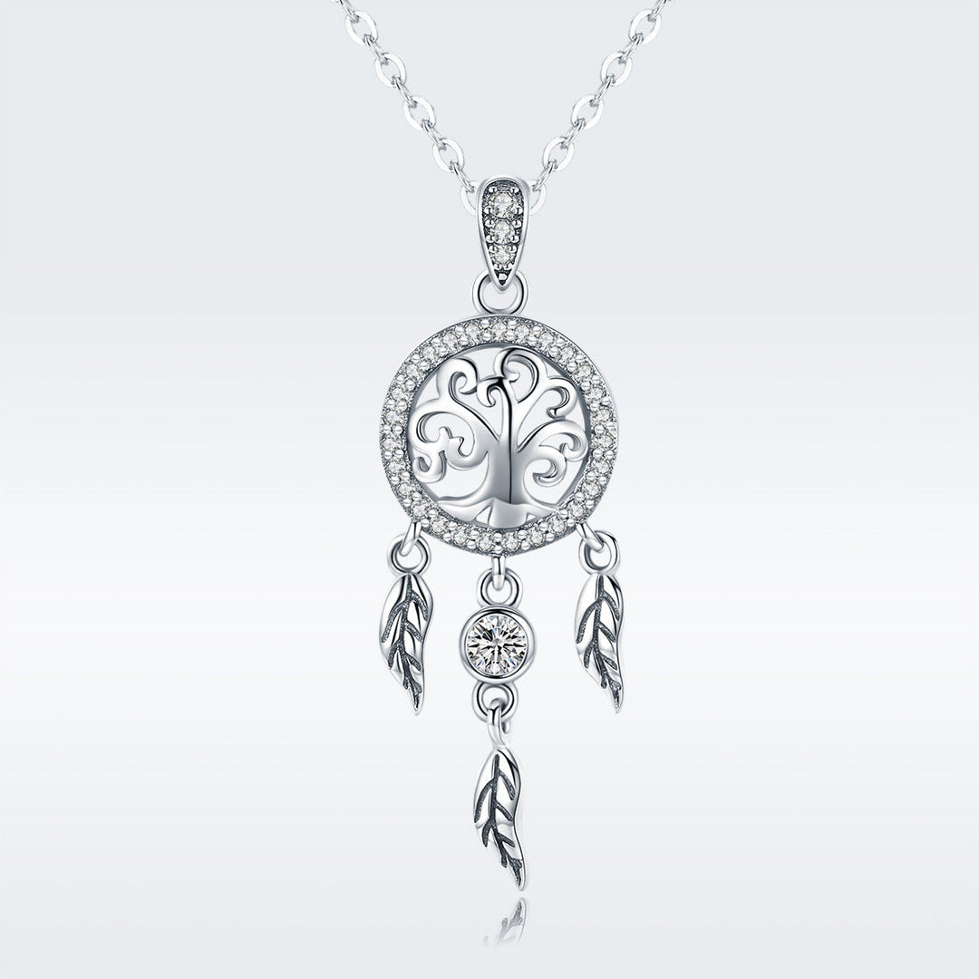 925 Sterling Silver Necklace 36-45cm with Pendant for Women