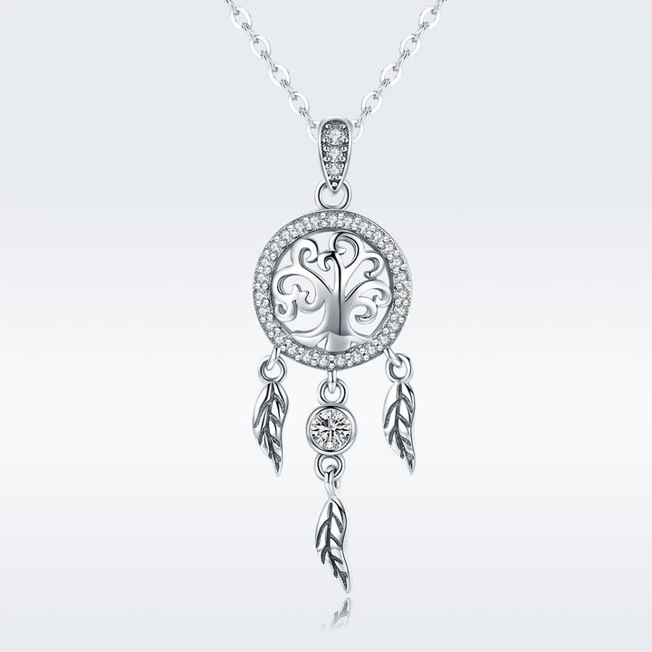 925 Sterling Silver Necklace 36-45cm with Pendant for Women