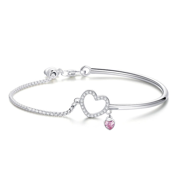 925 Sterling Silver Bracelet 19cm for Women