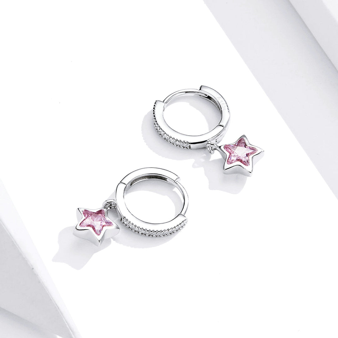 925 Sterling Silver Earrings with Pavé Setting CZ for Women