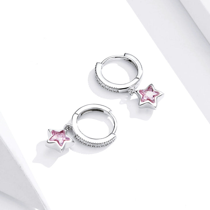 925 Sterling Silver Earrings with Pavé Setting CZ for Women