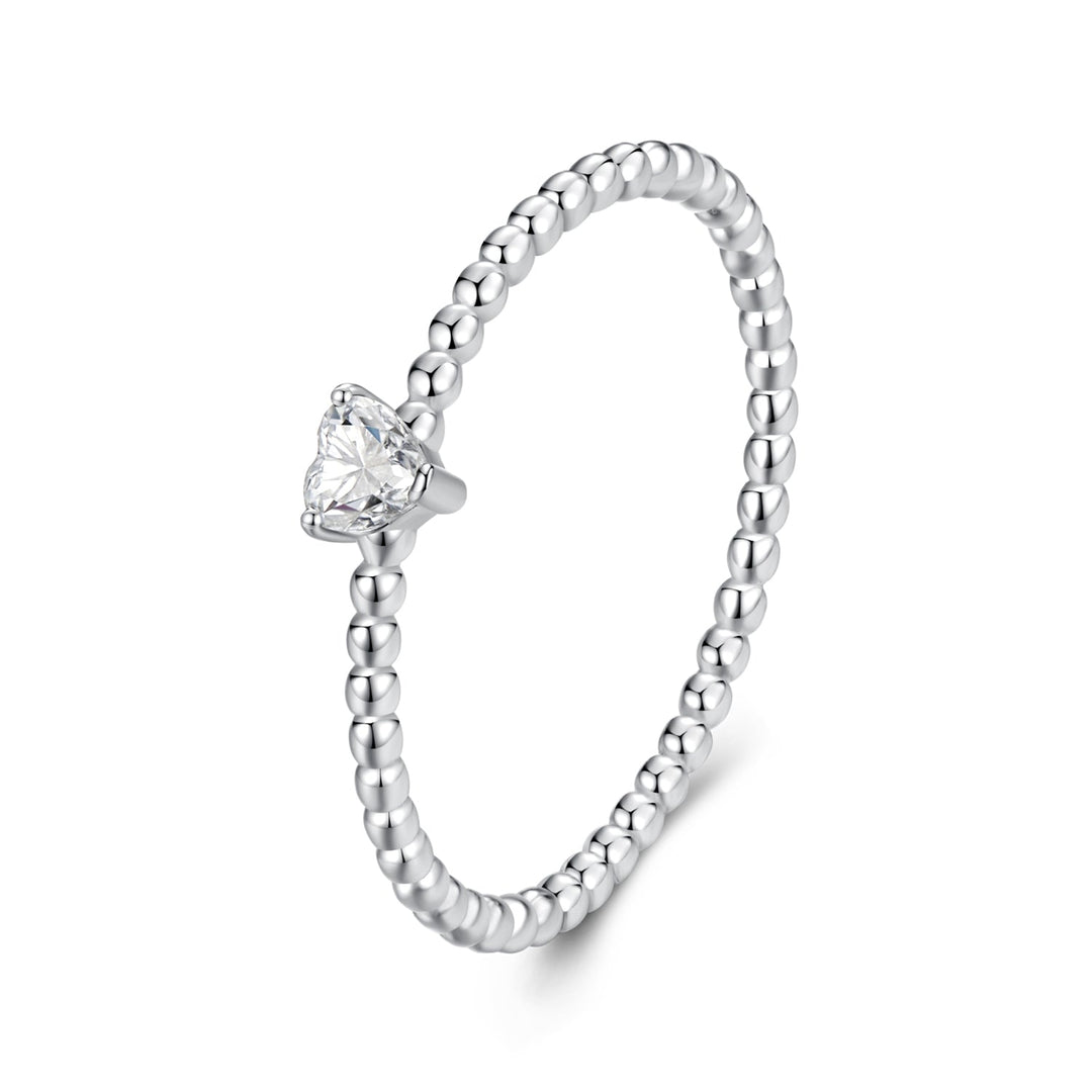 925 Sterling Silver Moissanite Ring Size 6 Plated White Gold