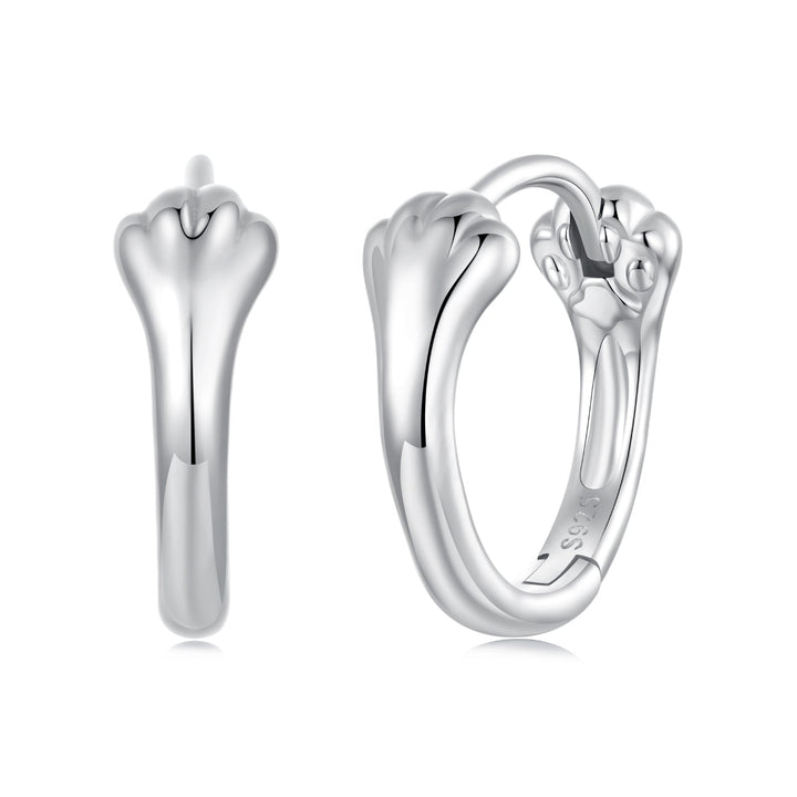 925 Sterling Silver Plated White Gold Earrings for Women