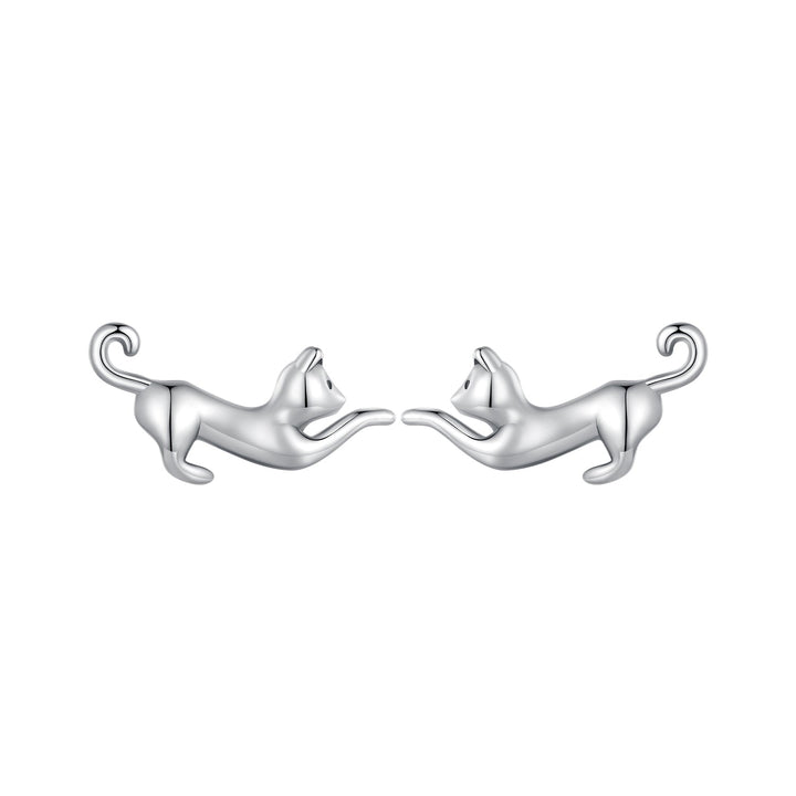 925 Sterling Silver Oxidized Earrings - 7*11mm for Women