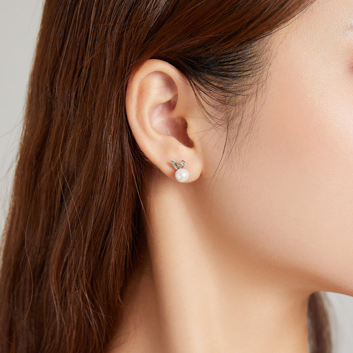 925 Sterling Silver Earrings with Quality Shell Pearl
