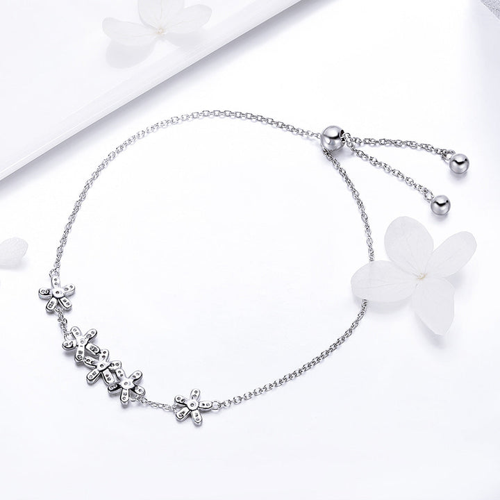 925 Sterling Silver Bracelet 22cm for Women