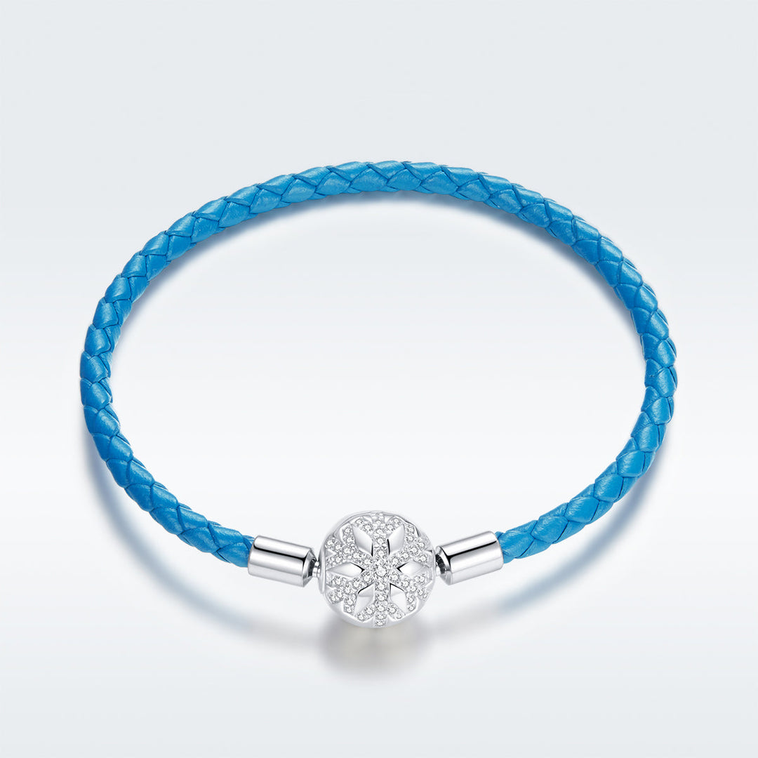 925 Sterling Silver Plated Bracelet with Pavé Setting CZ, Size 19.0 for Women