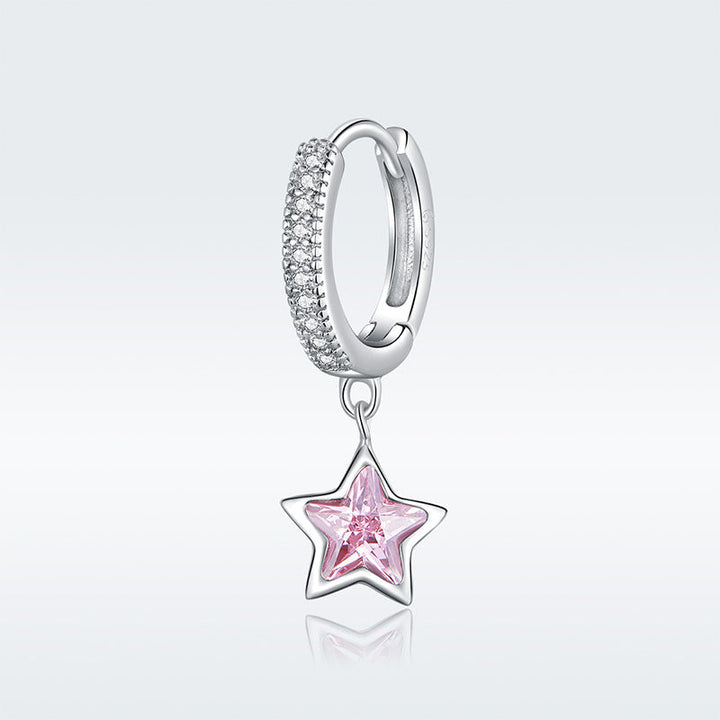 925 Sterling Silver Earrings with Pavé Setting CZ for Women