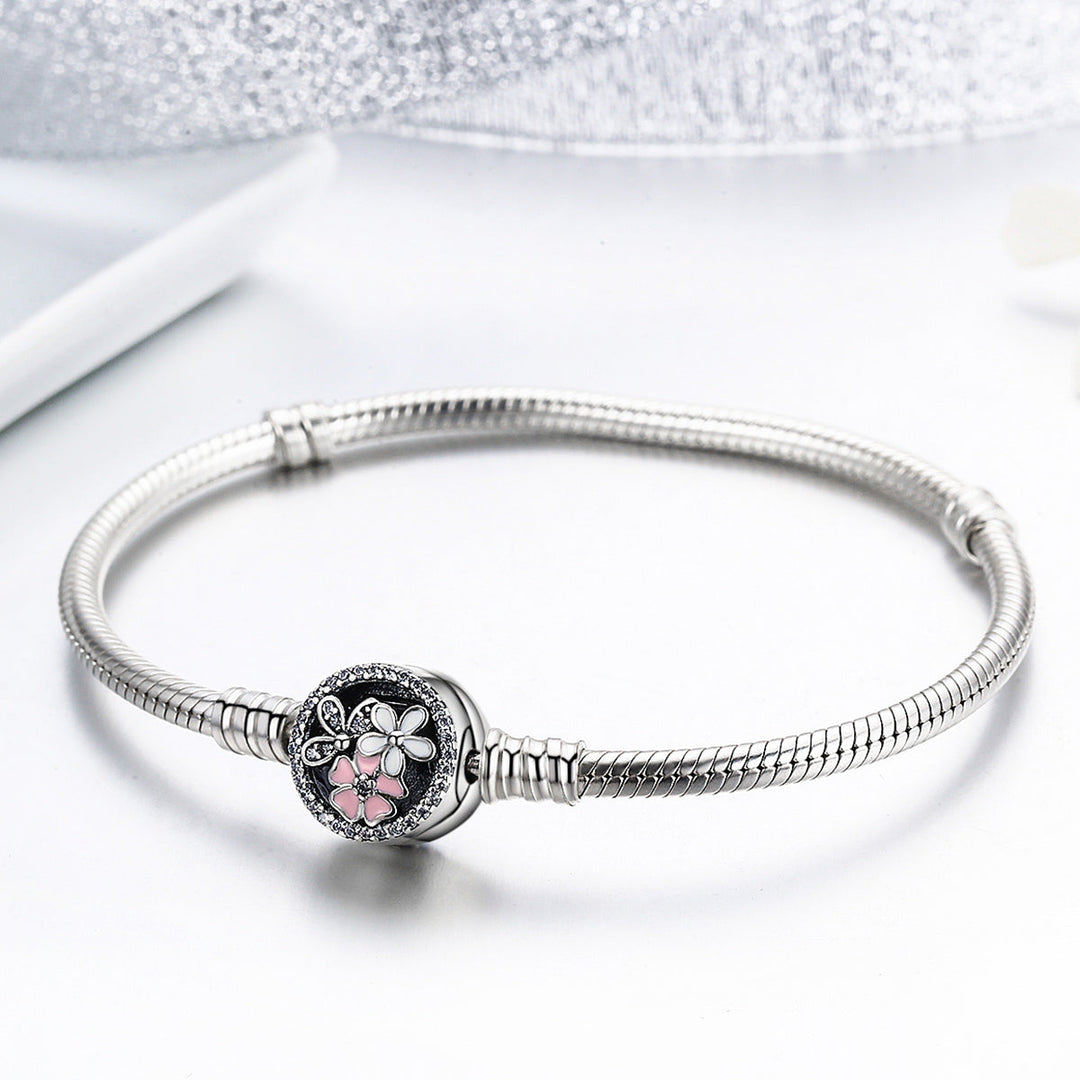 925 Sterling Silver Bracelet 18CM for Women
