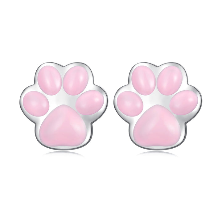 925 Sterling Silver Enamel Black Gold Plated Earrings for Women