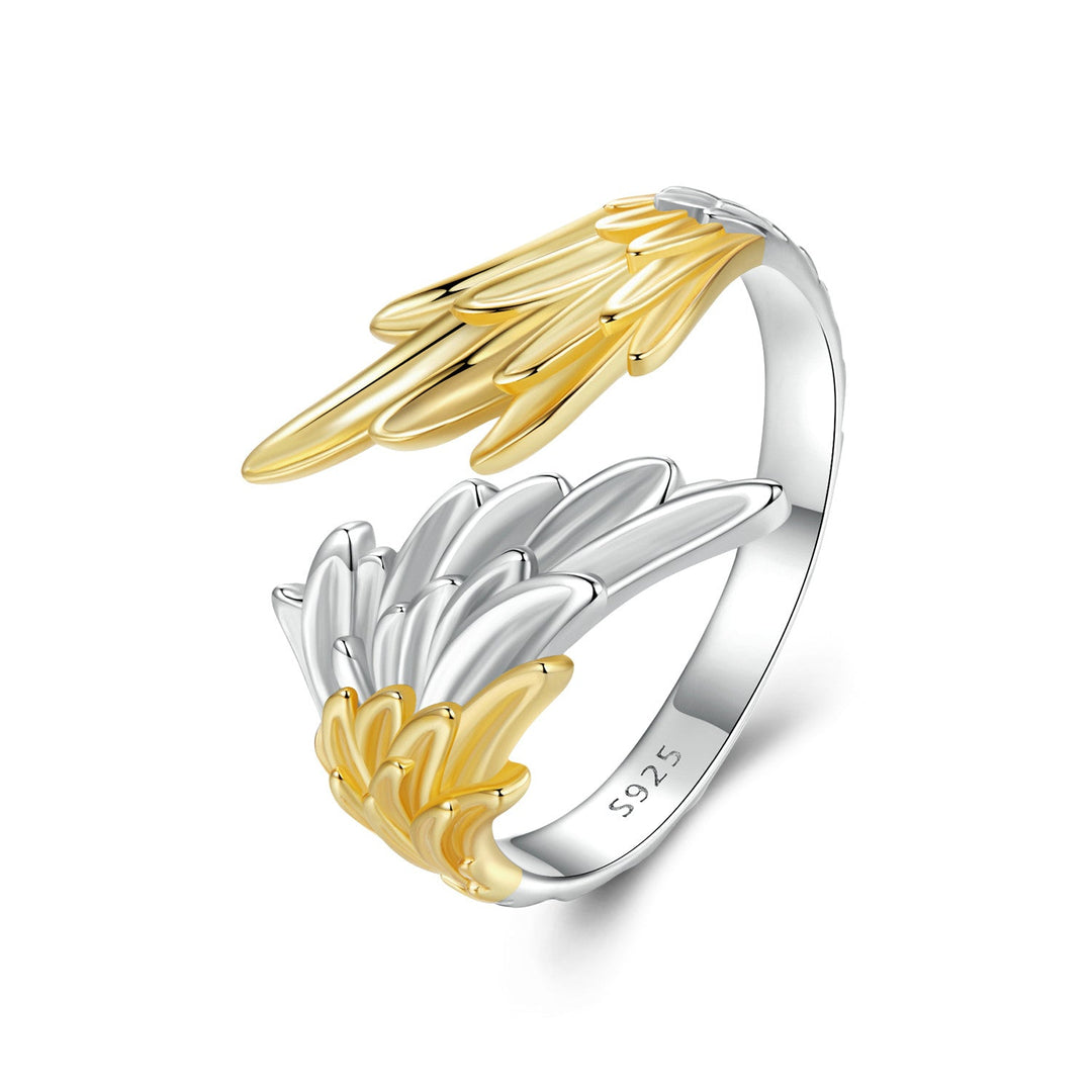 925 Sterling Silver White Gold Plated 0.31cm Ring for Women