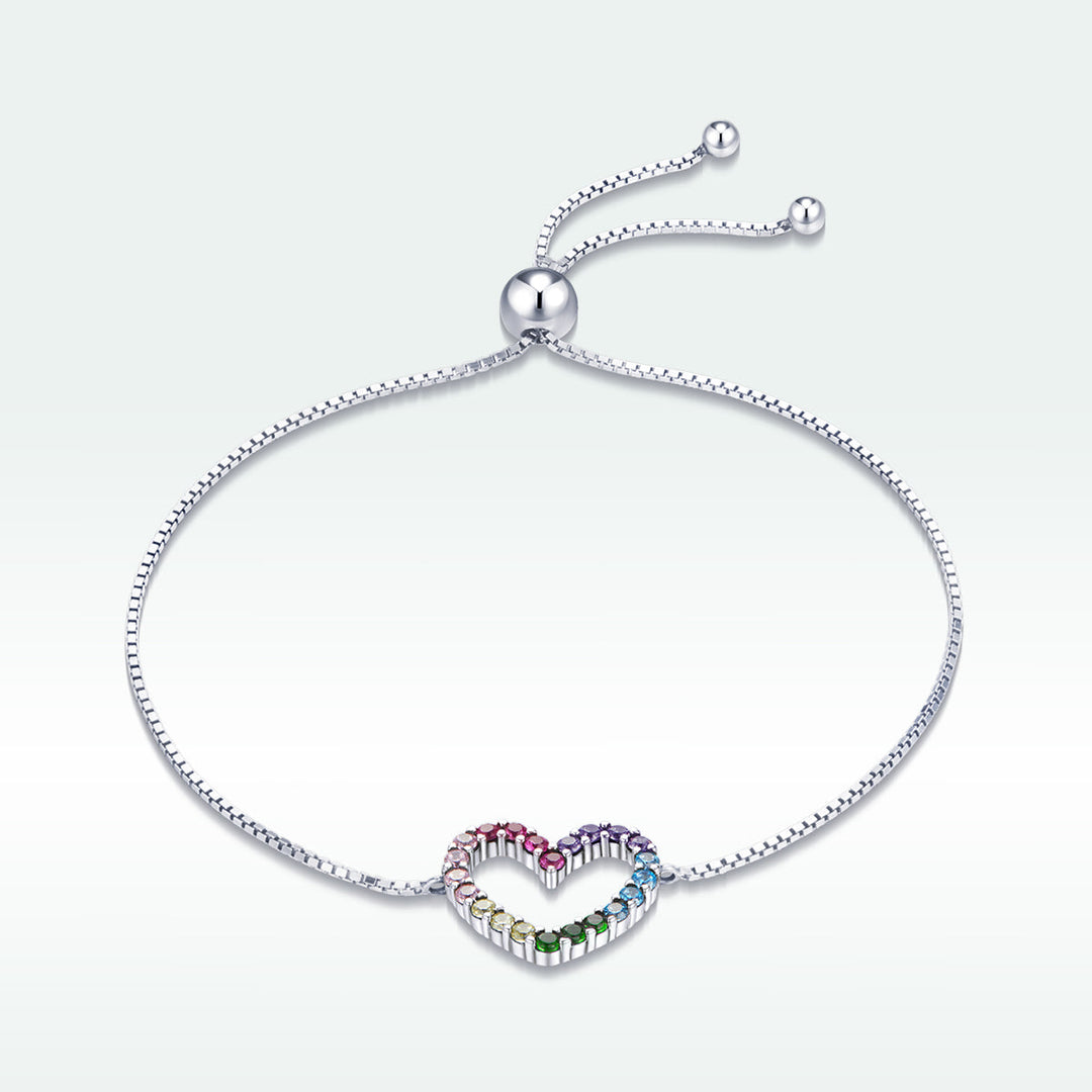 925 Sterling Silver Bracelet with Pavé Setting CZ