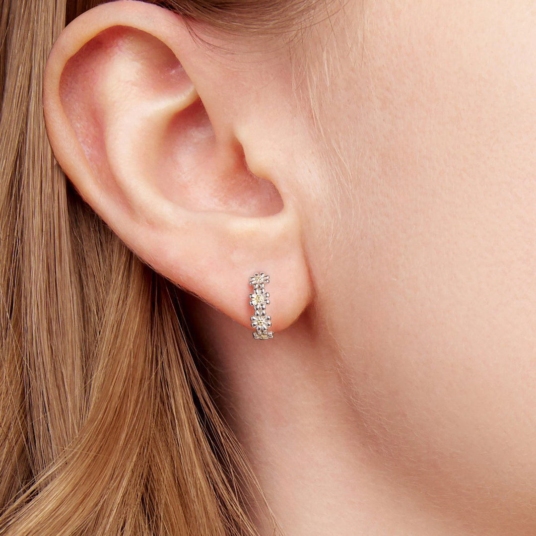 925 Sterling Silver Plated White Gold Earrings for Women