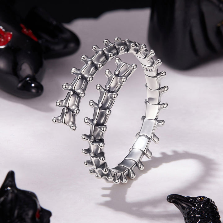 925 Sterling Silver Oxidized Silver Width 0.22-0.37cm Rings