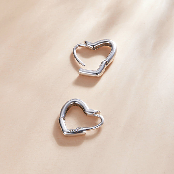 925 Sterling Silver &amp; Platinum Earrings for Women