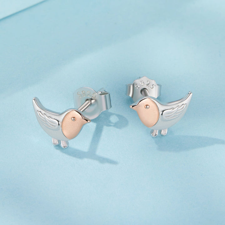 925 Sterling Silver Earrings for Women - 0.6*0.8cm