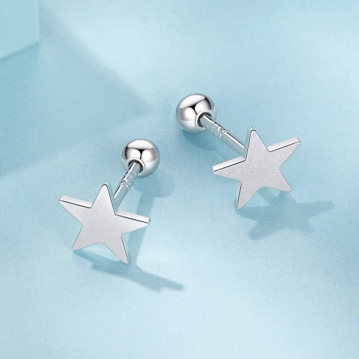 925 Sterling Silver Earrings 0.7cm