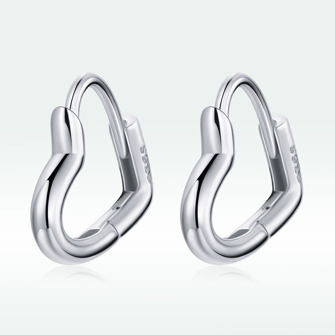 925 Sterling Silver &amp; Platinum Earrings for Women