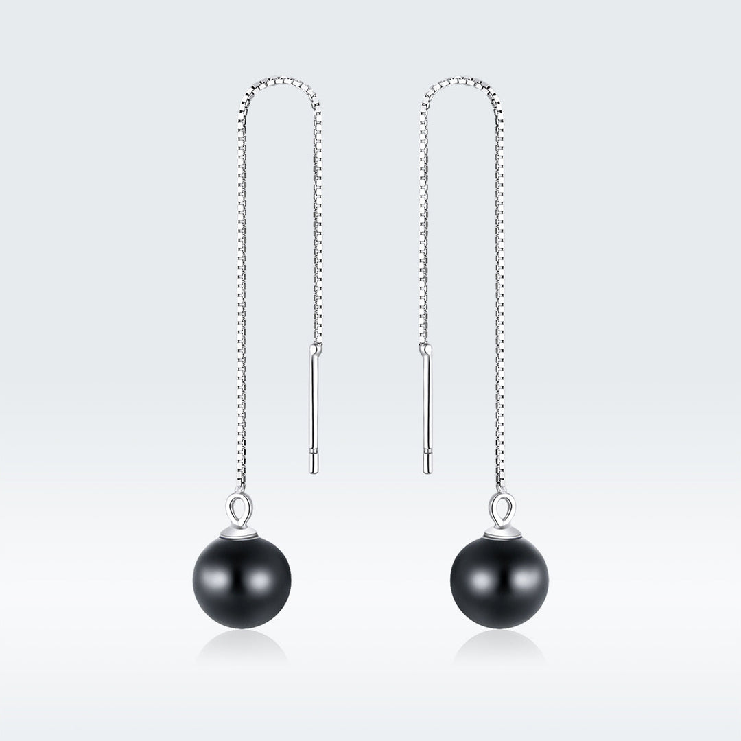 925 Sterling Silver Earrings with Quality Shell Pearl for Women
