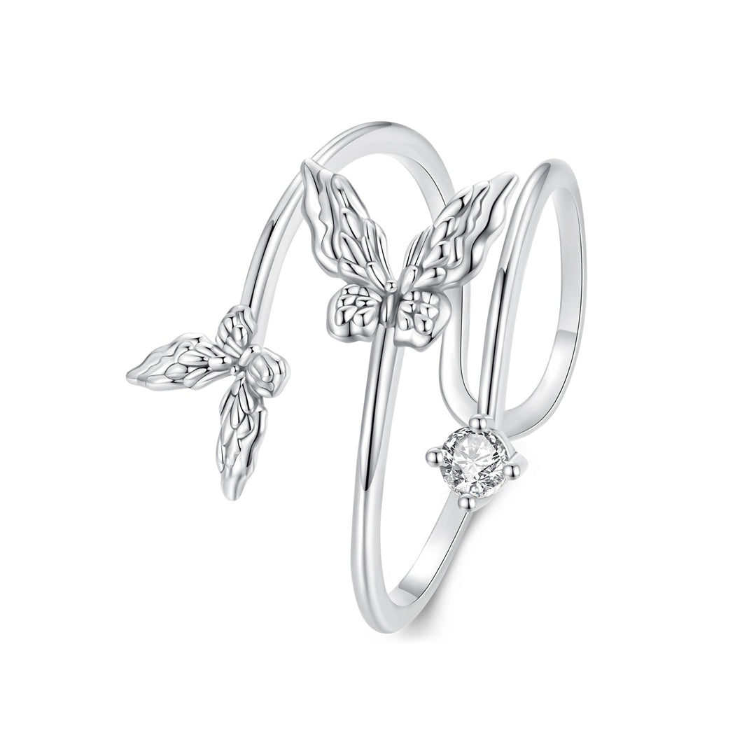 925 Sterling Silver Pavé Setting CZ Ring