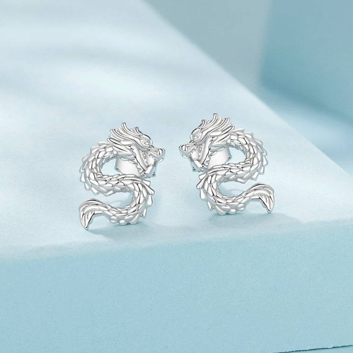925 Sterling Silver Plated White Gold Earrings