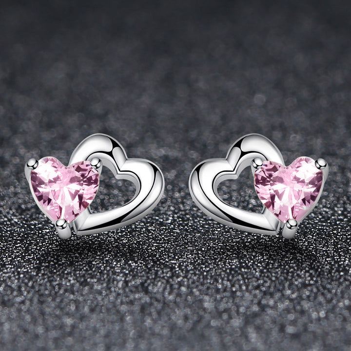 925 Sterling Silver Earrings with Pavé Setting CZ for Women