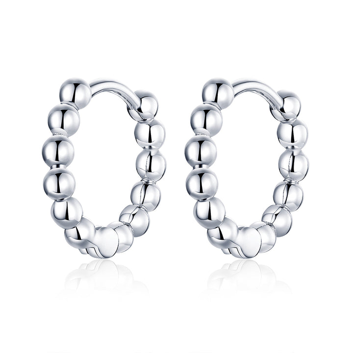 925 Sterling Silver Plated Platinum Earrings for Women