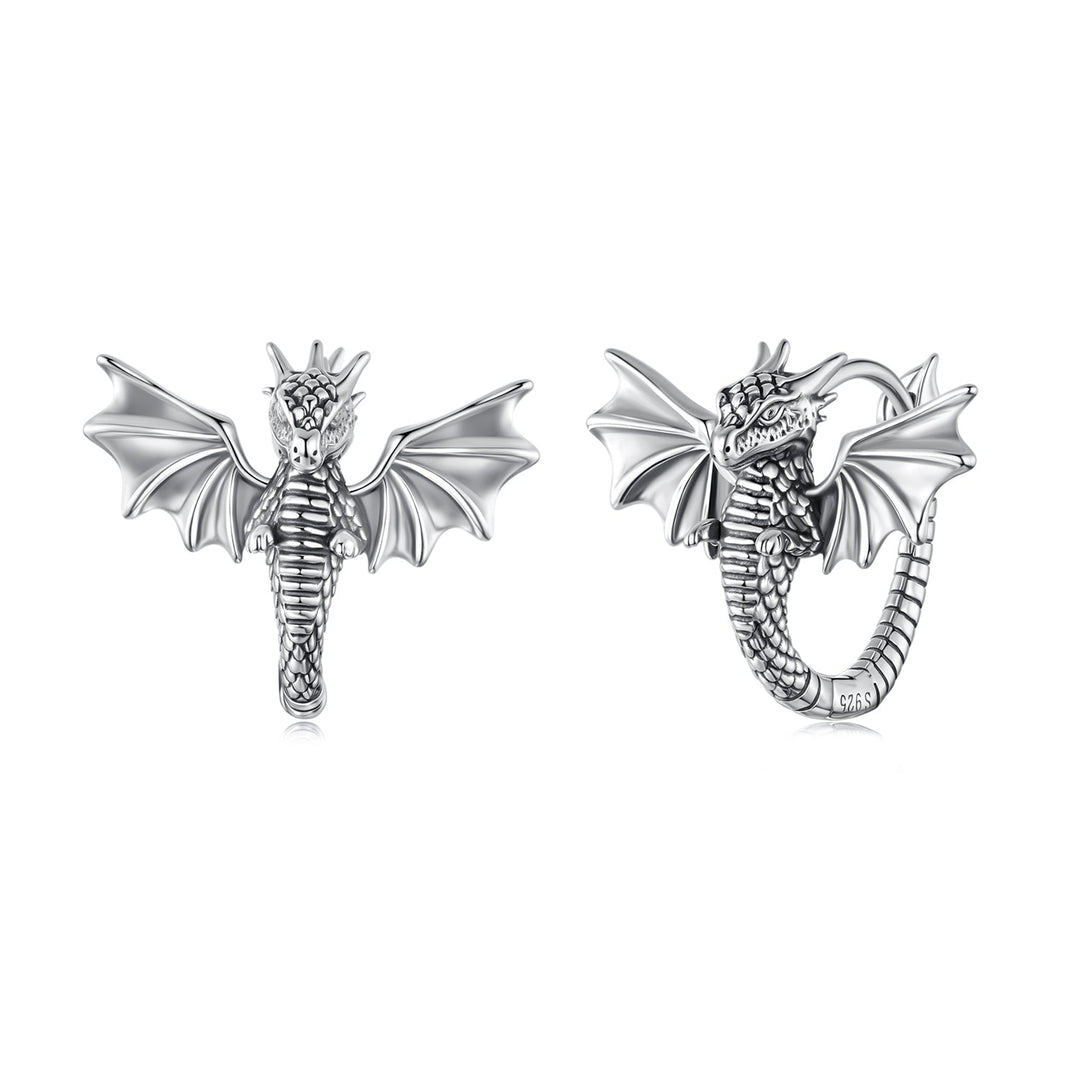 925 Sterling Silver Oxidized Silver Earrings for Women