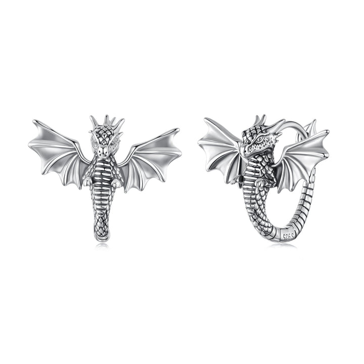 925 Sterling Silver Oxidized Silver Earrings for Women