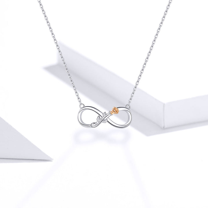 925 Sterling Silver Necklace 40-45cm for Women