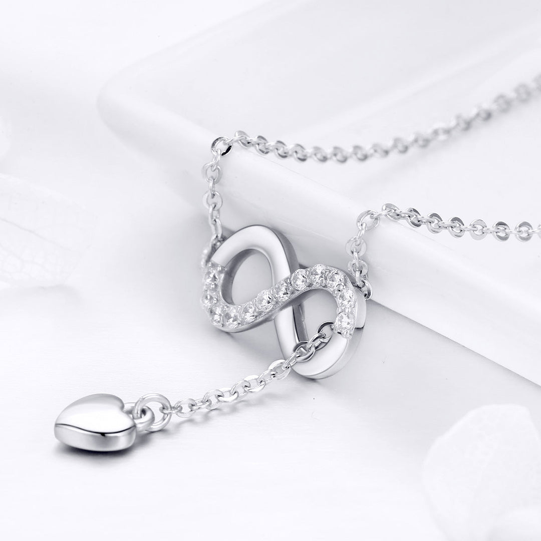 925 Sterling Silver Adjustable Necklace 38-45cm for Women