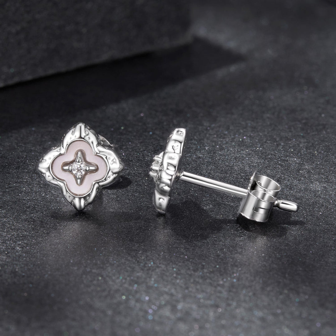 925 Sterling Silver Moissanite 0.8cm Earrings for Women