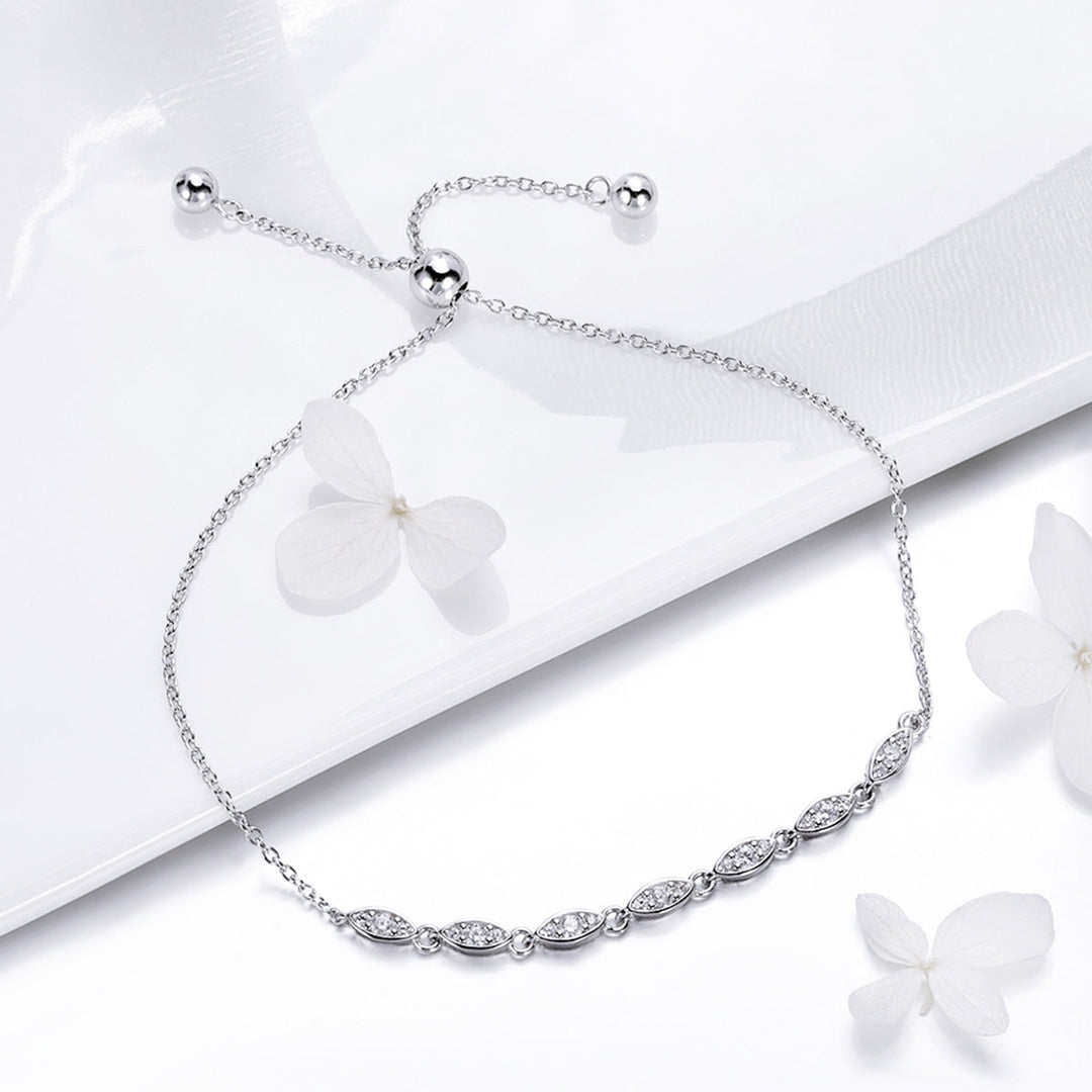 925 Sterling Silver Bracelet 22cm for Women