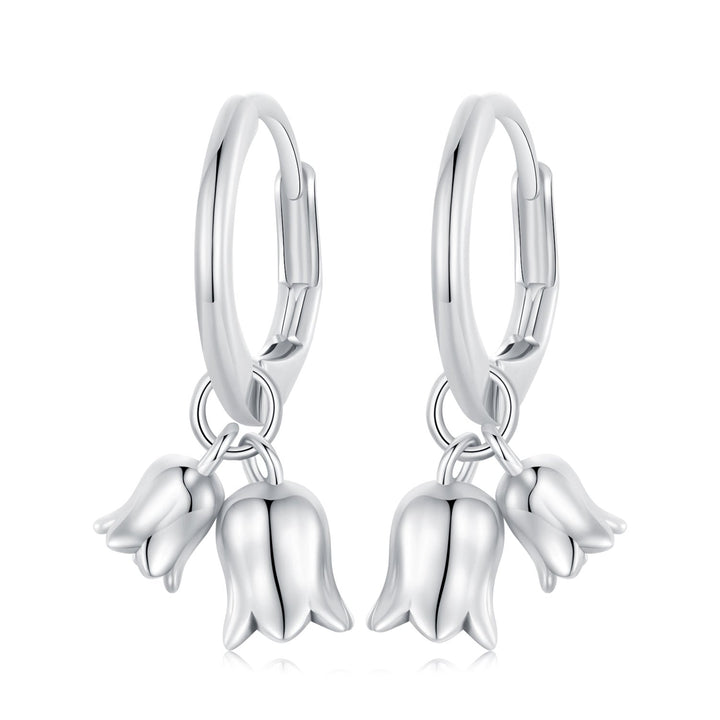 925 Sterling Silver Earrings for Women 20*10mm Oxidized Jewelry