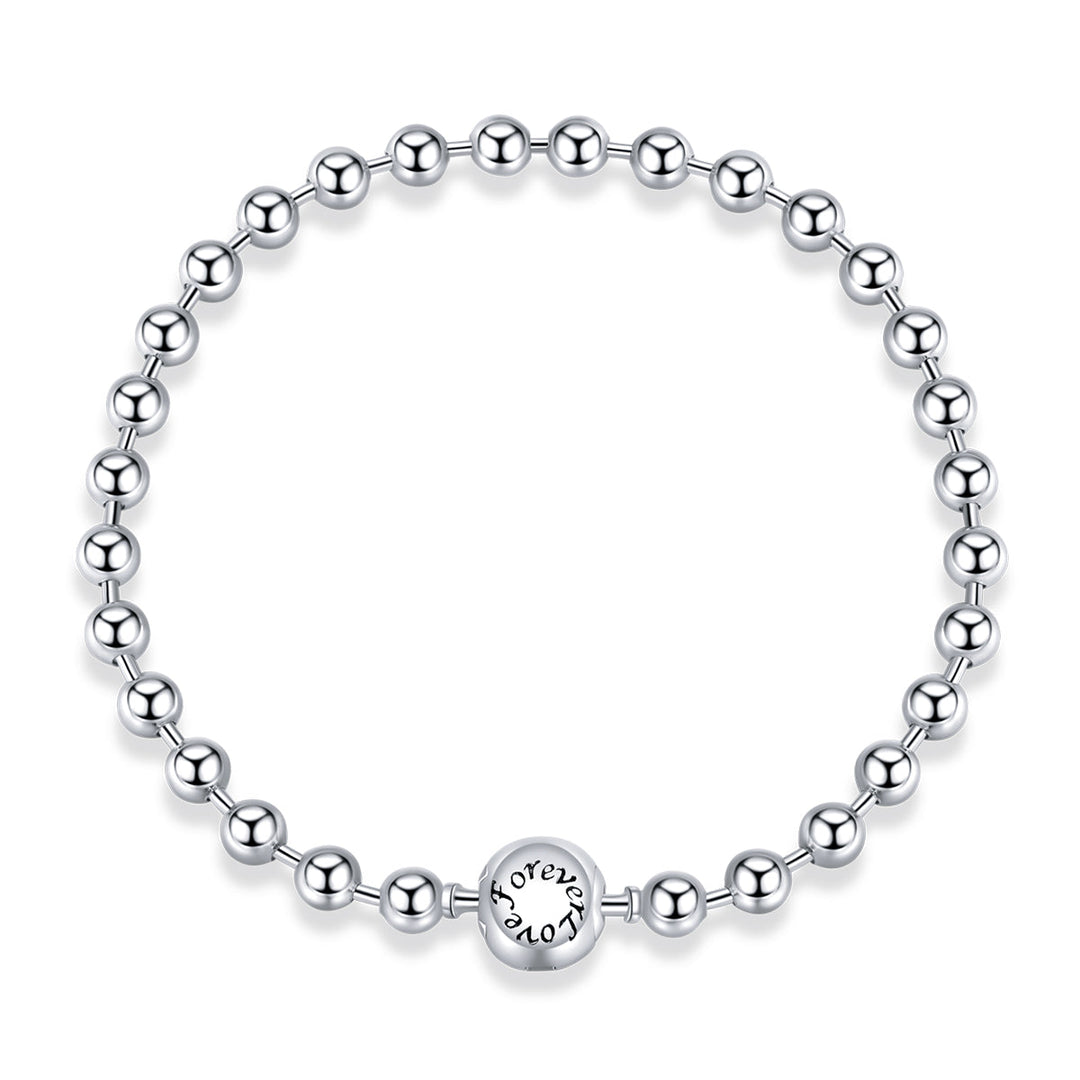 925 Sterling Silver Bracelet 17cm Oxidized &amp; Platinum Plated for Women