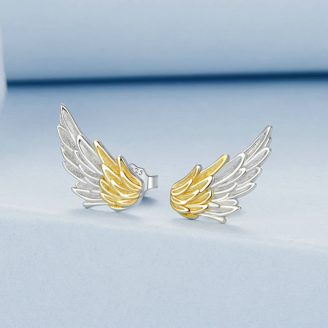 925 Sterling Silver Earrings with White Gold Plating for Women
