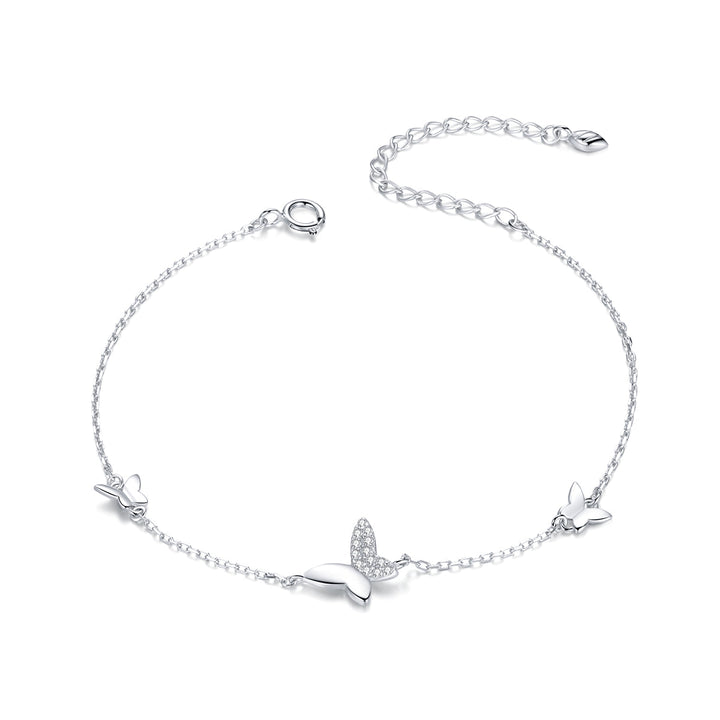 925 Sterling Silver Pavé Setting CZ Bracelet for Women